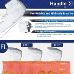 The Latest Generation HIFU 7D Multi-Functional 2-in-1 Ultrasonic Cannon Can Be Used for Facial Lifting, Skin Tightening, and Bod