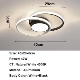 LED Ceiling Light,Bedroom Ceiling Lamp, 42W 4800LM,Warm White 3000K, Rond Modern Ceiling Light for Living Room Kitchen