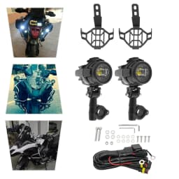 2PCS Motorcycle Fog Lights | LED Spotlights Fog Light Additional Headlights Running Lights for BMW R1200GS F800GS F700GS F650FS