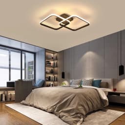 Dimmable LED Ceiling Light with Remote Control,50W 5600LM Modern LED Chandelier 3000K-6500K Adjustable Brightness