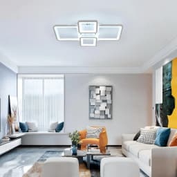 Modern LED Ceiling Light,54W Dimmable Ceiling Light with Remote Control Ceiling Lamp for Living Room