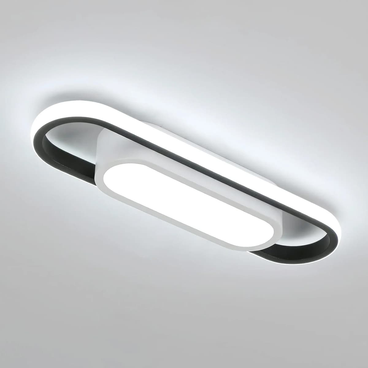 LED Ceiling Light Rectangular 24W,LED Ceiling Lamp White Light, Acrylic Ceiling Light for Bedroom, Kitchen, Hallway Balcony