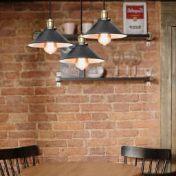 3 Lights Vintage Pendant Light,E27 Black Metal Hanging Lights,Industrial Ceiling Lights for Kitchen Bedroom (Bulb not Included)
