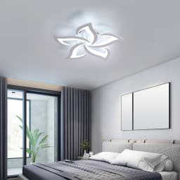 Petal Design Ceiling Lights,LED Ceiling Lamps 60W 6750LM,Cool White 6500K Mordern Ceiling Lighting for Living Room