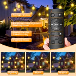 G40 LED Globe String Lights 30M IP44 Waterpoof Dimmable Bulbs Balcony Garland Fairy Lamps for Wedding Christmas Party Deco