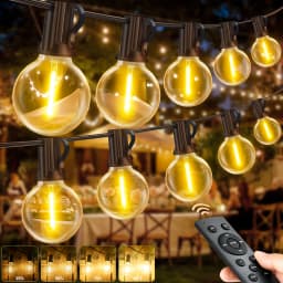 G40 LED Globe String Lights 30M IP44 Waterpoof Dimmable Bulbs Balcony Garland Fairy Lamps for Wedding Christmas Party Deco