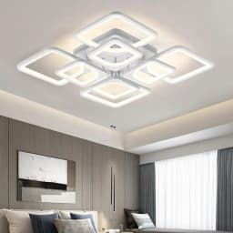 Square LED Ceiling Lamp Modern Ceiling Light Bedroom Kitchen Light Chandelier Light Children's Room Dimmable
