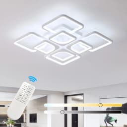 Square LED Ceiling Lamp Modern Ceiling Light Bedroom Kitchen Light Chandelier Light Children's Room Dimmable
