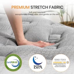Good Nite 4FT6 10' Hybrid Mattress - 1000+ Pocket Springs & Orthopedic Memory Foam, Medium Firm, Single and Double Mattresses