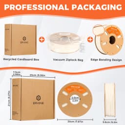 ERYONE Glass Fiber ABS Filament 1.75mm +/- 0.03mm, 3D Printing Filament ABS GF 1kg/3kg/7kg