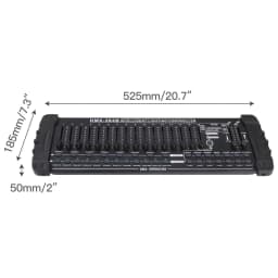 Datewink DMX 512 Controller 384 Channel DMX and MIDI Console Operator Stage Lights Controller For Live Concert KTV DJ Disco Club