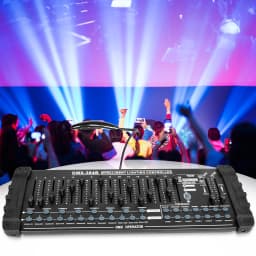 Datewink DMX 512 Controller 384 Channel DMX and MIDI Console Operator Stage Lights Controller For Live Concert KTV DJ Disco Club