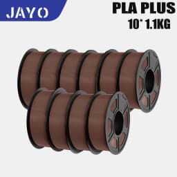 JAYO PLA PLUS Transparente 3D Printer Filament 1.75mm 1.1KG/Rolls 3D Printing Materials for 100% No Bubble &FDM 3D Pen DIY Gift