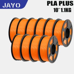 JAYO PLA PLUS Transparente 3D Printer Filament 1.75mm 1.1KG/Rolls 3D Printing Materials for 100% No Bubble &FDM 3D Pen DIY Gift