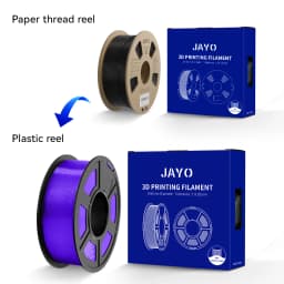 JAYO PLA PLUS Transparente 3D Printer Filament 1.75mm 1.1KG/Rolls 3D Printing Materials for 100% No Bubble &FDM 3D Pen DIY Gift