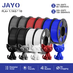 JAYO PLA PLUS Transparente 3D Printer Filament 1.75mm 1.1KG/Rolls 3D Printing Materials for 100% No Bubble &FDM 3D Pen DIY Gift