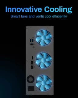 TERRAMASTER T9-500 Pro NAS Storage - 9Bay Core i7 1255U 10 Cores 12 Threads CPU, 16GB DDR5, Network Attached Storage (Diskless))