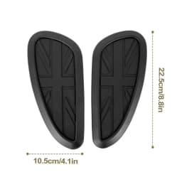 Motorcycle Tank Knee Pads Motorcycle Tank Sticker Protector Sticker Anti-Slip Knee Grip Protector Vintage Panels Pads For Tank