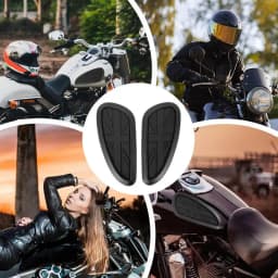 Motorcycle Tank Knee Pads Motorcycle Tank Sticker Protector Sticker Anti-Slip Knee Grip Protector Vintage Panels Pads For Tank