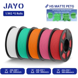 JAYO 3D PLA / SILK / PLA META / PETG / PLAMatte / ABS / High Speed PLA/ PLA PLUS 3D Filament 1.75mm Printer Filament 1.1KG/Roll