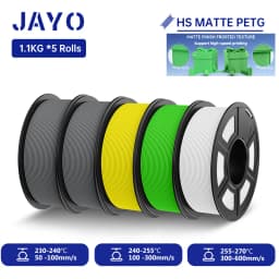 JAYO 3D PLA / SILK / PLA META / PETG / PLAMatte / ABS / High Speed PLA/ PLA PLUS 3D Filament 1.75mm Printer Filament 1.1KG/Roll