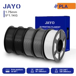 JAYO 3D PLA / SILK / PLA META / PETG / PLAMatte / ABS / High Speed PLA/ PLA PLUS 3D Filament 1.75mm Printer Filament 1.1KG/Roll