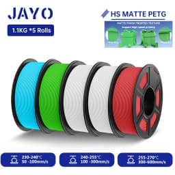 JAYO 3D PLA / SILK / PLA META / PETG / PLAMatte / ABS / High Speed PLA/ PLA PLUS 3D Filament 1.75mm Printer Filament 1.1KG/Roll
