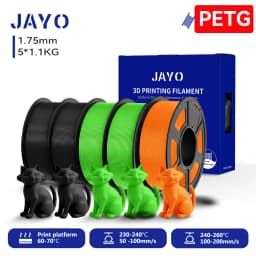 JAYO 3D PLA / SILK / PLA META / PETG / PLAMatte / ABS / High Speed PLA/ PLA PLUS 3D Filament 1.75mm Printer Filament 1.1KG/Roll
