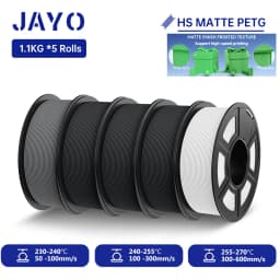 JAYO 3D PLA / SILK / PLA META / PETG / PLAMatte / ABS / High Speed PLA/ PLA PLUS 3D Filament 1.75mm Printer Filament 1.1KG/Roll