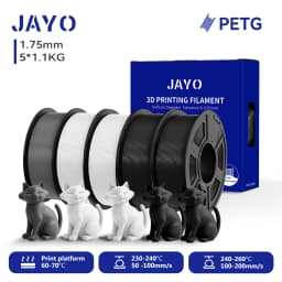 JAYO 3D PLA / SILK / PLA META / PETG / PLAMatte / ABS / High Speed PLA/ PLA PLUS 3D Filament 1.75mm Printer Filament 1.1KG/Roll