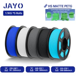 JAYO 3D PLA / SILK / PLA META / PETG / PLAMatte / ABS / High Speed PLA/ PLA PLUS 3D Filament 1.75mm Printer Filament 1.1KG/Roll