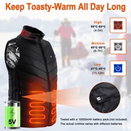 Men USB Infrared 9 Heating Areas Vest Jacket Women Winter Warmer Electric Heated Vest Waistcoat For Sports Skiing Hiking M~XXXL