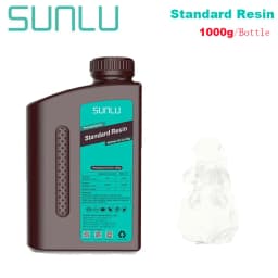 SUNLU 1KG ABS-Like/ Standard / Water-Wash 3D Resin 405nm UV Resin For Most SLA/DLP/LCD 3D Printer Material UV Sensitive 1kg
