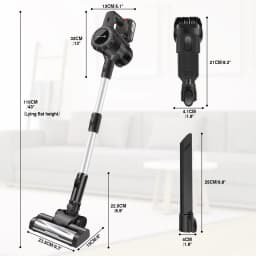 DayPlus 3 IN 1 Cordless Vacuum Cleaner 3800W Hoover Upright Lightweight Handheld Bagless Stick Vacuum Cleaner Brushless 30KPA