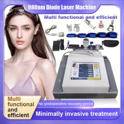 BEST 5 in 1 980nm Diode Laser Vascular Removal Machine Remove Spider Veins 980 Diode Laser Blood Vessels Removal Nail Fungus
