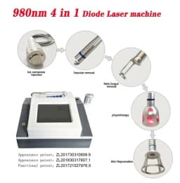 BEST 5 in 1 980nm Diode Laser Vascular Removal Machine Remove Spider Veins 980 Diode Laser Blood Vessels Removal Nail Fungus