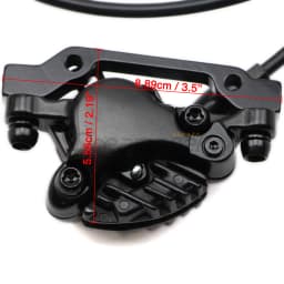 Hydraulic Disc Brake Set Bicycle 800/1550mm MTB Mountain Road Bike Oil Brakes Front Rear for XT M8000 Lever Caliper Cycling Kit