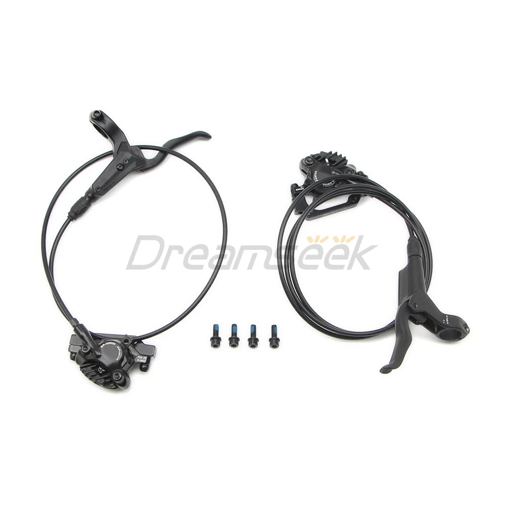 Hydraulic Disc Brake Set Bicycle 800/1550mm MTB Mountain Road Bike Oil Brakes Front Rear for XT M8000 Lever Caliper Cycling Kit