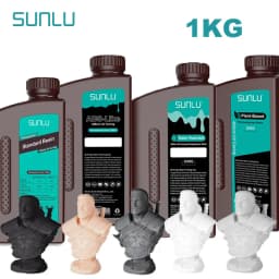 SUNLU 1KG Standard/ABS-Like/PLANT-Based/Water-Wash Resin 1000G/Bottle 405nm Photopolymer Resin For Most SLA/DLP/LCD 3D Printer