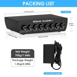 Nobsound T7 7-Band Equalizer Balanced XLR / RCA Preamp for Home Amplifier
