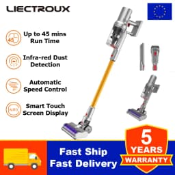 Cordless Handheld Stick Vacuum Cleaner Liectroux I10, Smart Dust Sensing,27KPa, 250W BLDC,Suit for Carpet, Floor, Car & Pet Hair