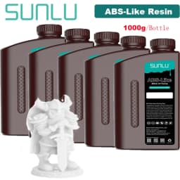 SUNLU 5KG ABS-Like/ Standard / Water-Wash/ 14K High Precision Resin 405nm Rapid UV-Curing Photopolymer Resin 1KG/Bottle