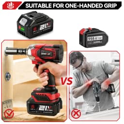 ONEVAN Rechargeable Lithium Ion Battery 15000mah Li-lon Battery Electric Chainsaw Wrench Power Tool For Makita 18V Battery Pin