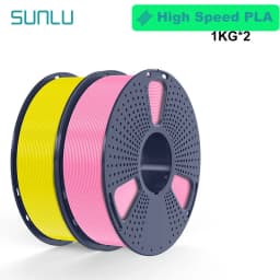 SUNLU 2KG 3D AntiString PLA/PLA Meta/High Speed PLA Filament 1.75mm 1KG/Roll 3D Printer Neatly Wound 3D Filament for 3D Printer