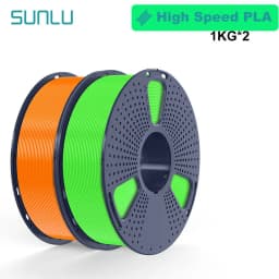 SUNLU 2KG 3D AntiString PLA/PLA Meta/High Speed PLA Filament 1.75mm 1KG/Roll 3D Printer Neatly Wound 3D Filament for 3D Printer