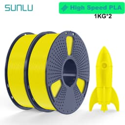 SUNLU 2KG 3D AntiString PLA/PLA Meta/High Speed PLA Filament 1.75mm 1KG/Roll 3D Printer Neatly Wound 3D Filament for 3D Printer