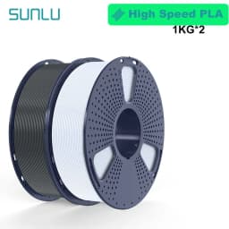 SUNLU 2KG 3D AntiString PLA/PLA Meta/High Speed PLA Filament 1.75mm 1KG/Roll 3D Printer Neatly Wound 3D Filament for 3D Printer