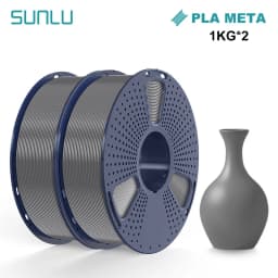 SUNLU 2KG 3D AntiString PLA/PLA Meta/High Speed PLA Filament 1.75mm 1KG/Roll 3D Printer Neatly Wound 3D Filament for 3D Printer