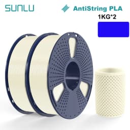SUNLU 2KG 3D AntiString PLA/PLA Meta/High Speed PLA Filament 1.75mm 1KG/Roll 3D Printer Neatly Wound 3D Filament for 3D Printer