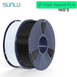 SUNLU 2KG 3D AntiString PLA/PLA Meta/High Speed PLA Filament 1.75mm 1KG/Roll 3D Printer Neatly Wound 3D Filament for 3D Printer